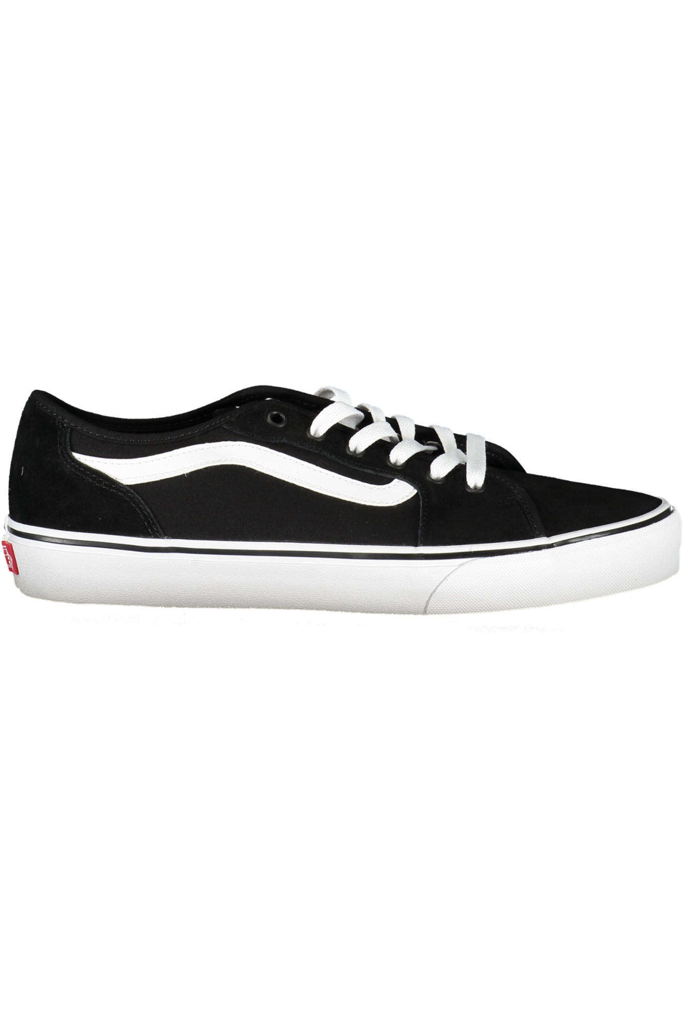 

Кроссовки мужские Vans на белой подошве, черный