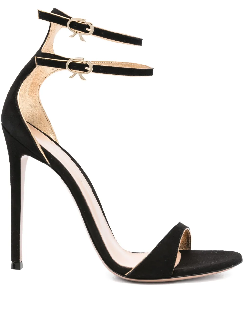 Босоножки Victorine 115 на шпильке Gianvito Rossi, черный