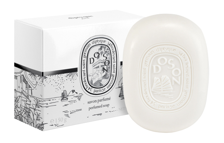 Коллекция ароматного мыла для увлажнения и очищения Diptyque, shadow water soap 150g — фото 2