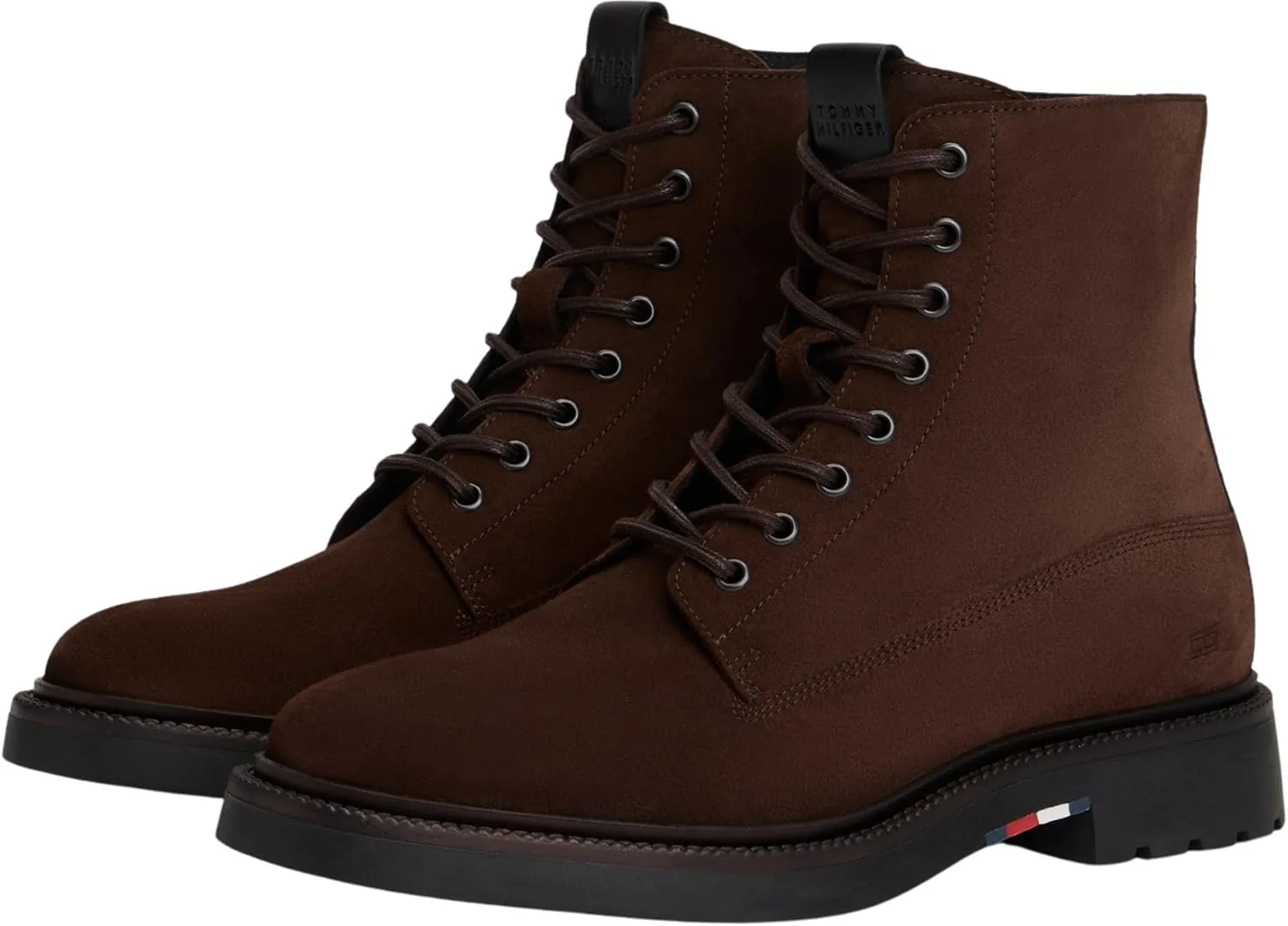 Мужские ботинки Tommy Hilfiger Hilfiger Comfort Lwt SDE Fm0fm05594 средней высоты, коричневый — фото 3