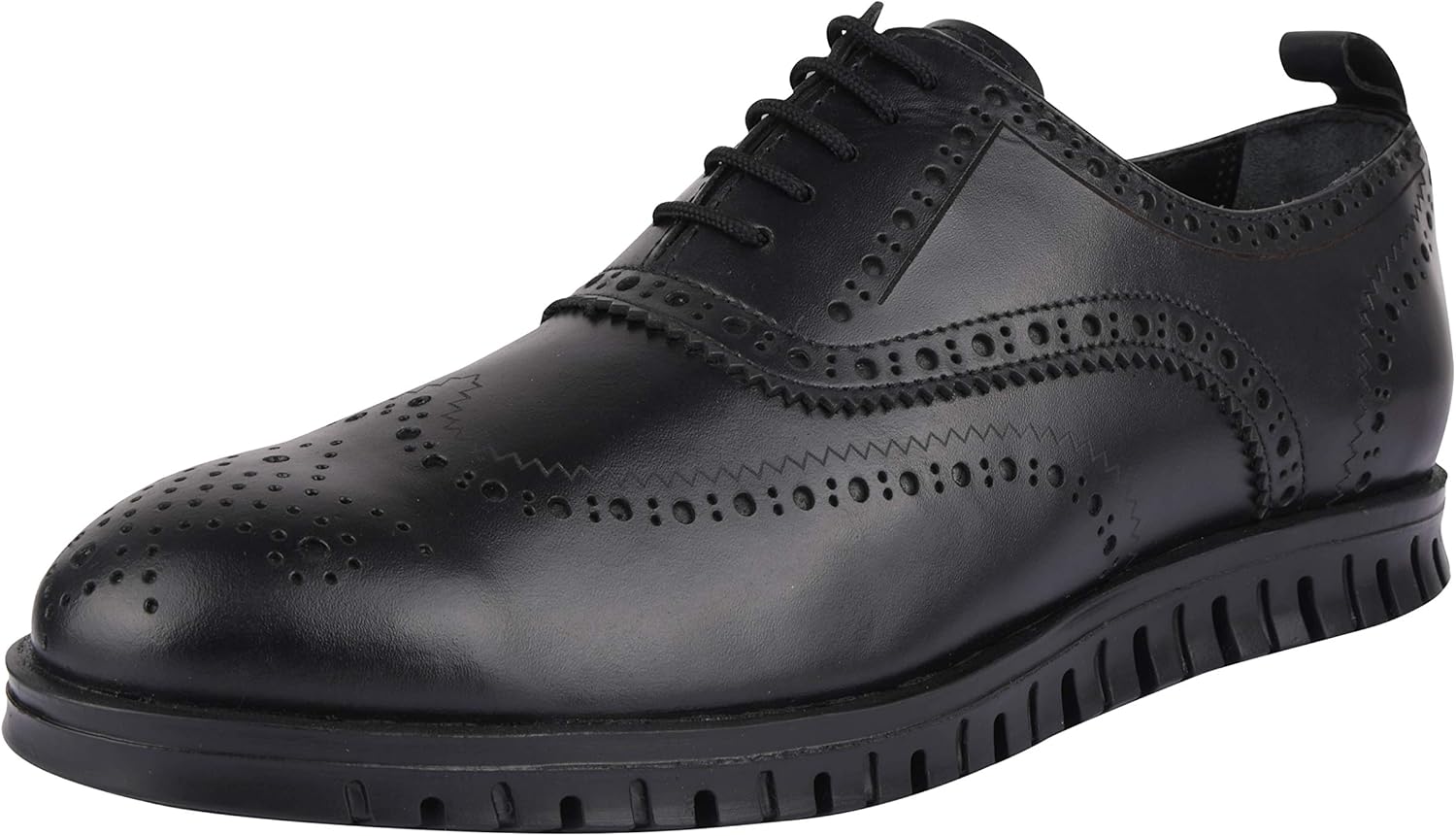 

Мужские кожаные туфли LIBERTYZENO с прошитой подошвой и шнуровкой, оксфорды для взрослых, для Рождества, черный