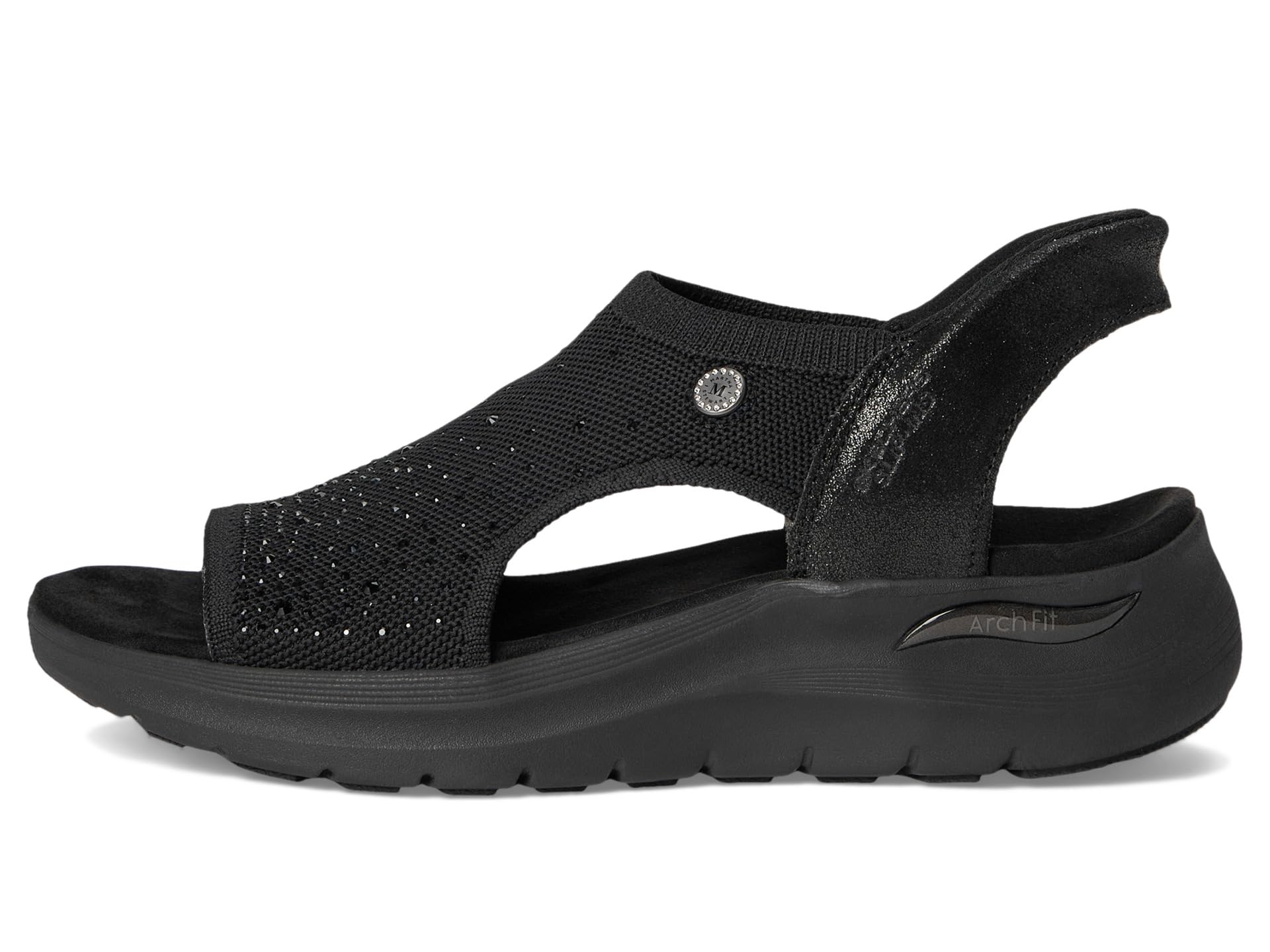 Сандалии SKECHERS Martha Stewart'S Arch Fit 2.0 - Star Dust, черный — фото 4