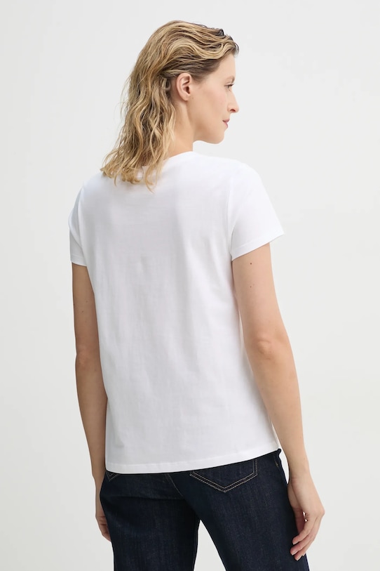 Хлопковая футболка THE PERFECT TEE Levi'S, белый — фото 3