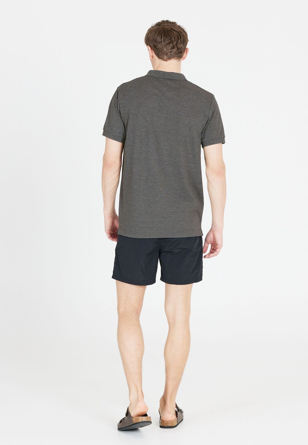 

Рубашка-поло Harrold из мягкого хлопка CRUZ, цвет 1011 Dark Grey Melange