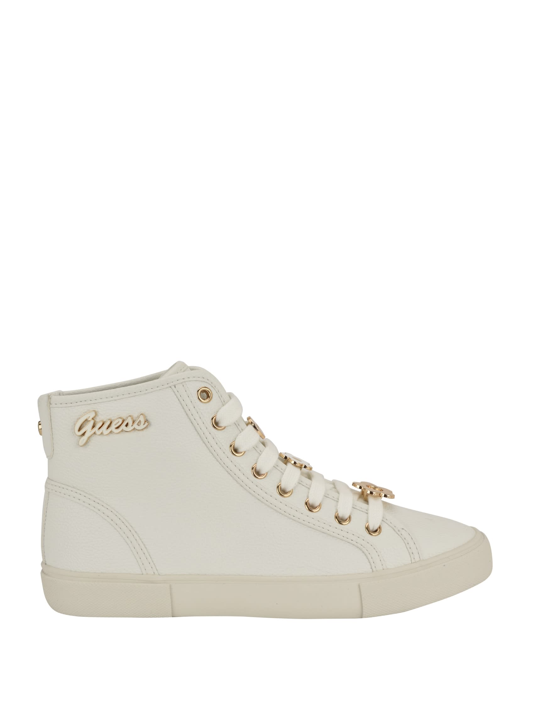 Mailly Charm кроссовки на высокой подошве Guess Factory, белый — фото 3
