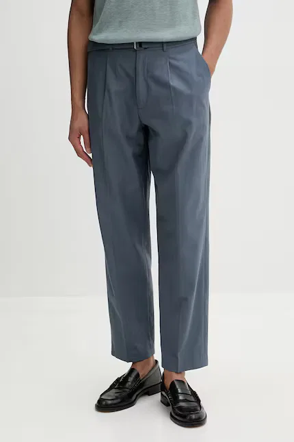 Брюки tapered Calvin Klein, серый