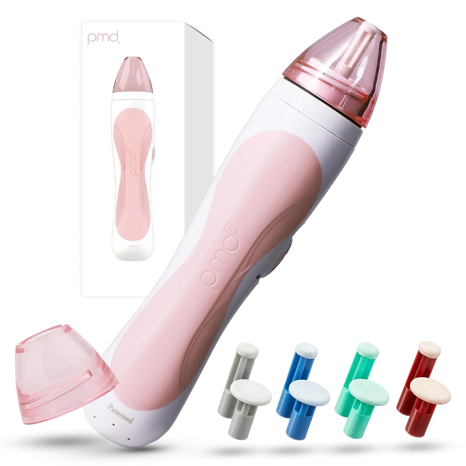 PMD Beauty Personal Microderm Pro - Инструмент для микродермабразии для домашнего использования, отшелушивающий скраб для лица и тела., Blush