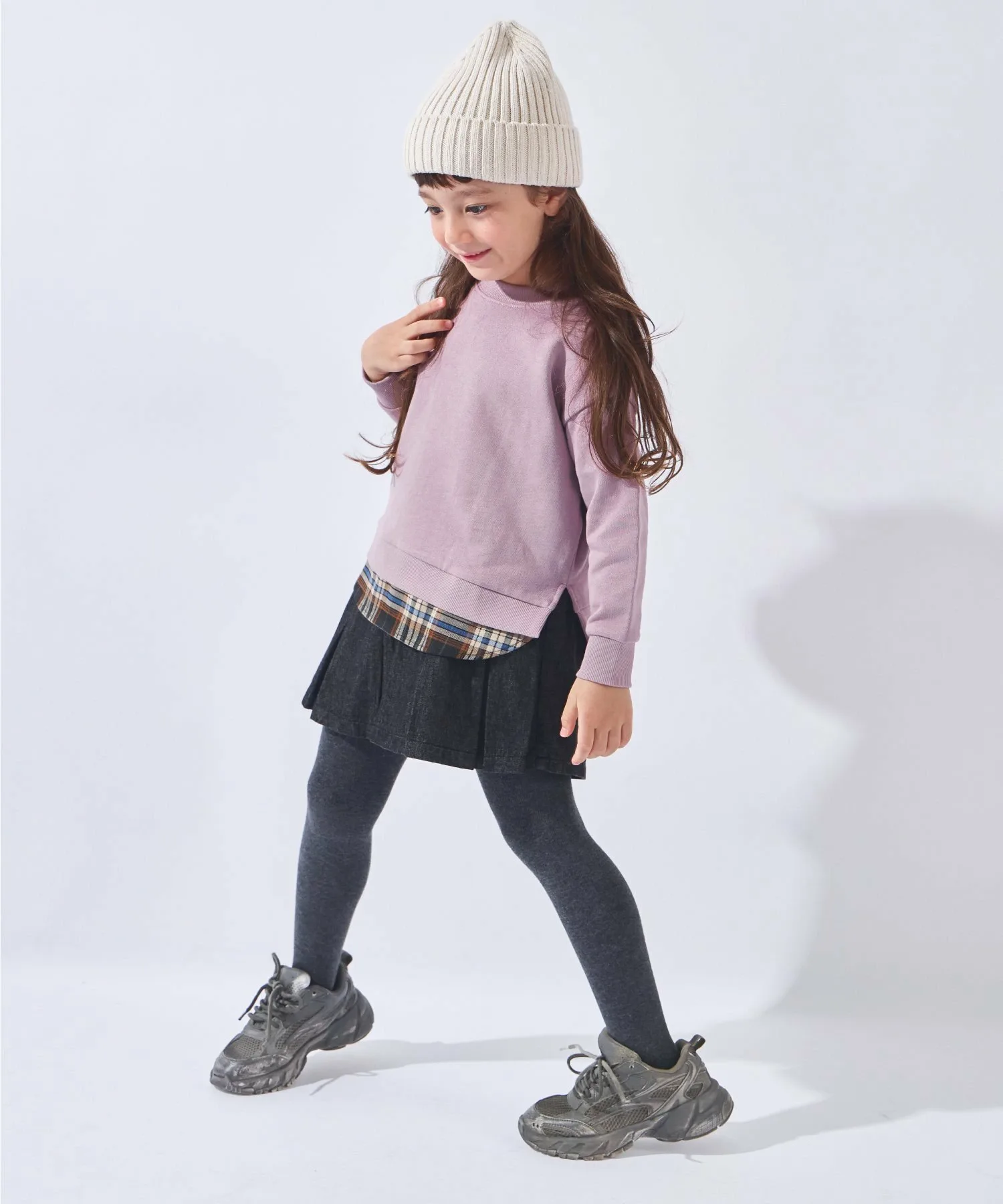 Дизайнерская толстовка с асимметричным низом Ever Closet, Lavender — фото 3