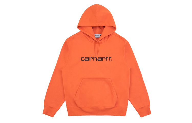 

Carhartt WIP Толстовка мужская оранжевая с капюшоном Moderate Regular