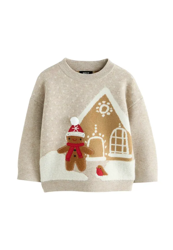 Джемпер Next, Neutral Gingerbread House