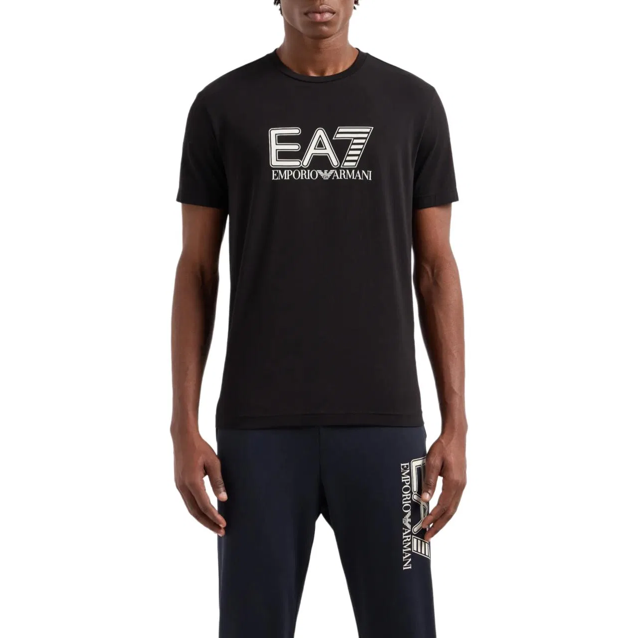 Футболка EA7 SS24 мужская Black EMPORIO ARMANI — фото 4