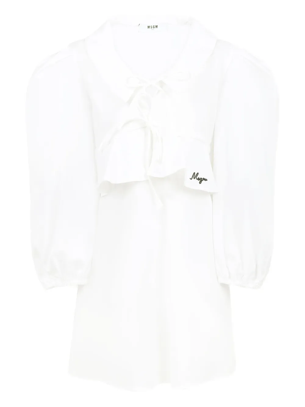 

Многослойное платье MSGM Kids, белый