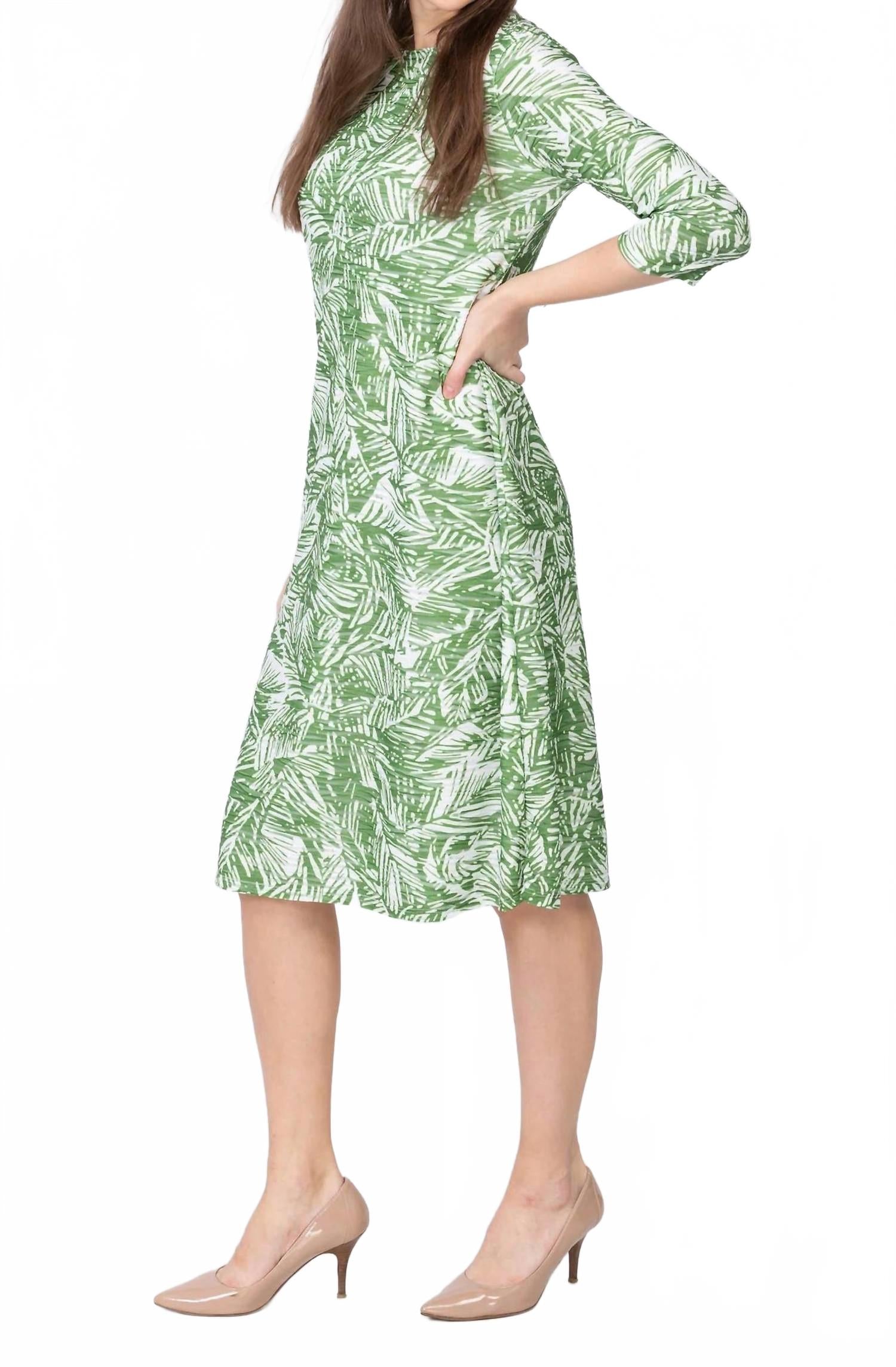 

KMW Платье А-силуэта Ivy зеленого цвета