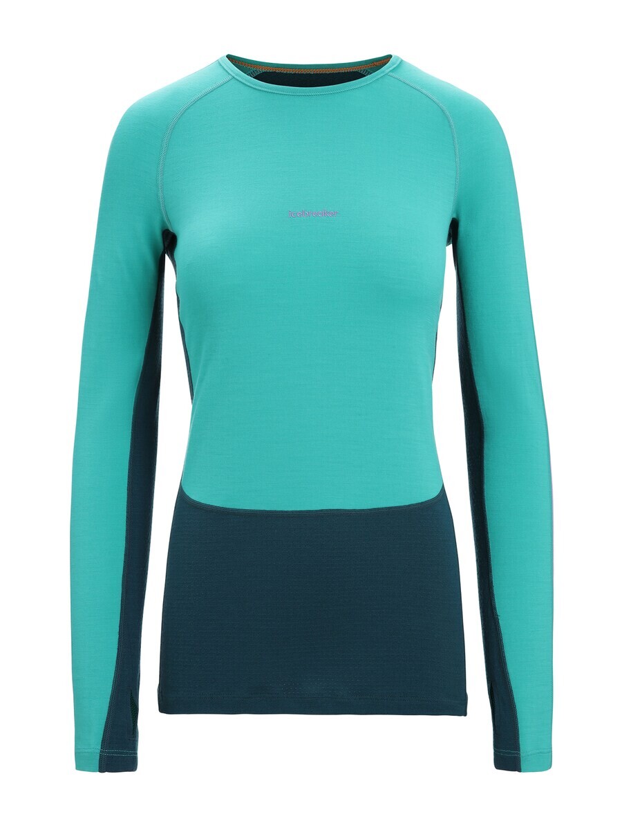 

Лонгслив ICEBREAKER Performance Shirt, цвет marine blue/turquoise
