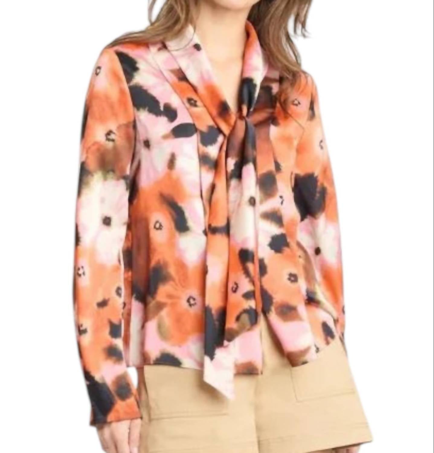 

Топ Canyon в цвете Peony Multi Tanya Taylor