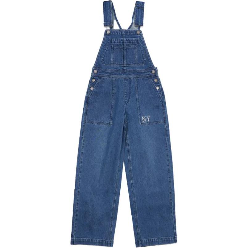 

New York Yankees Джинсовый комбинезон с маленьким логотипом New York Yankees Женский синий MLB