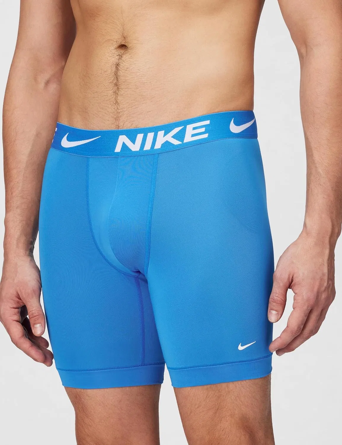 Боксеры Micro Stretch Nike, Photo Blue/Dark Grey/Black — фото 2