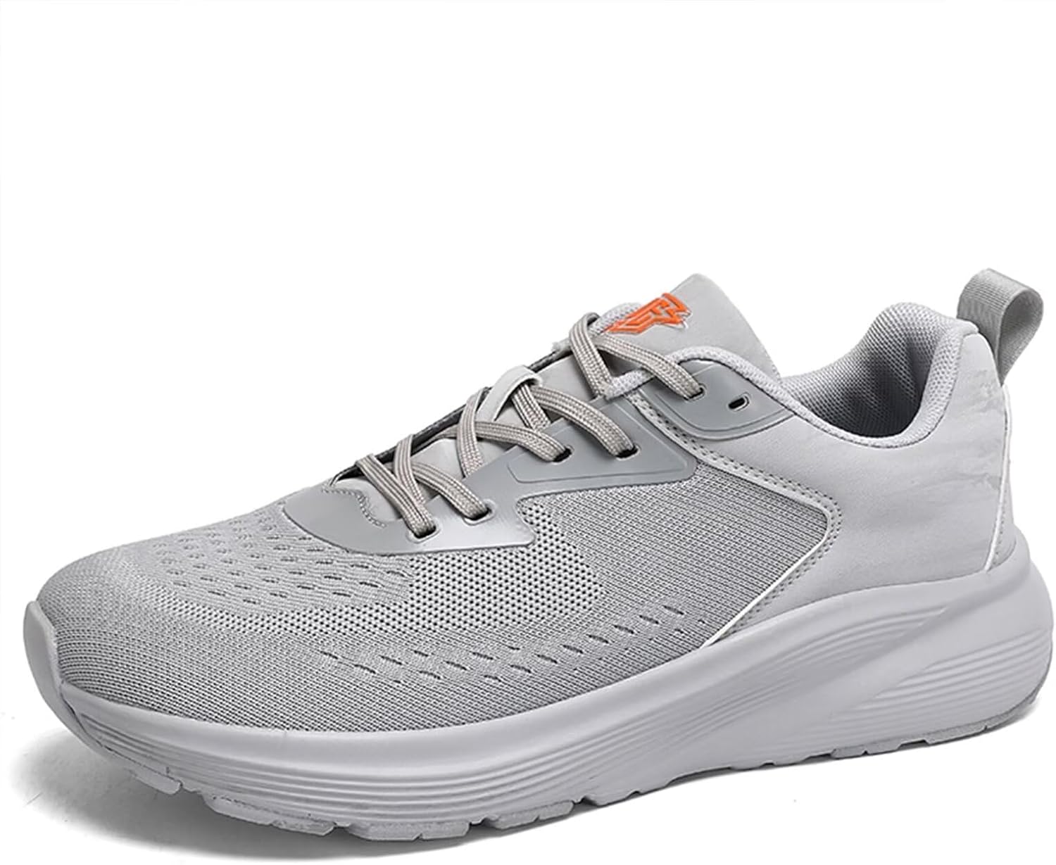 

Дышащие кроссовки для мужчин и женщин, беговые кроссовки с амортизацией и поглощением ударов, удобные и мягкие прогулочные туфли Ozefiad, серый