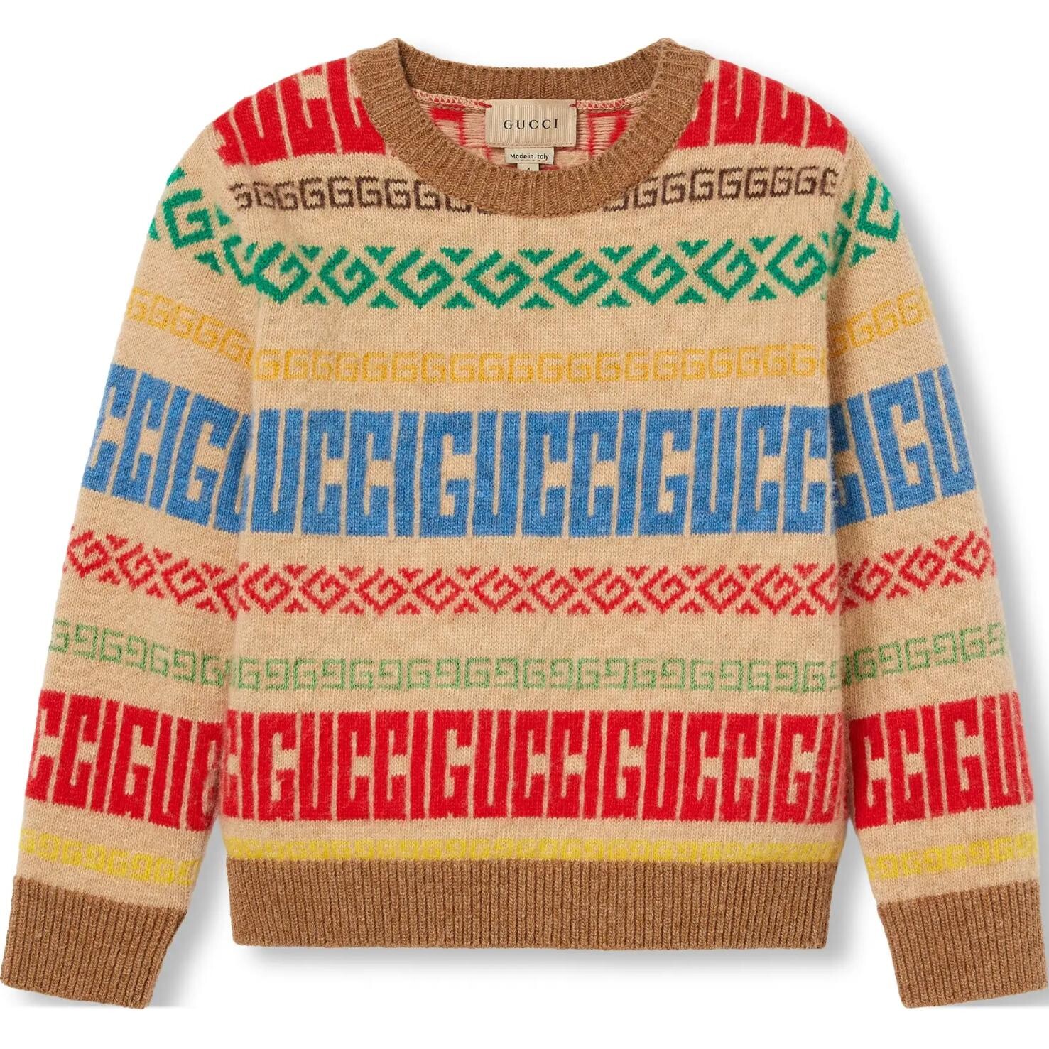 

Детский свитер Gucci, мультиколор