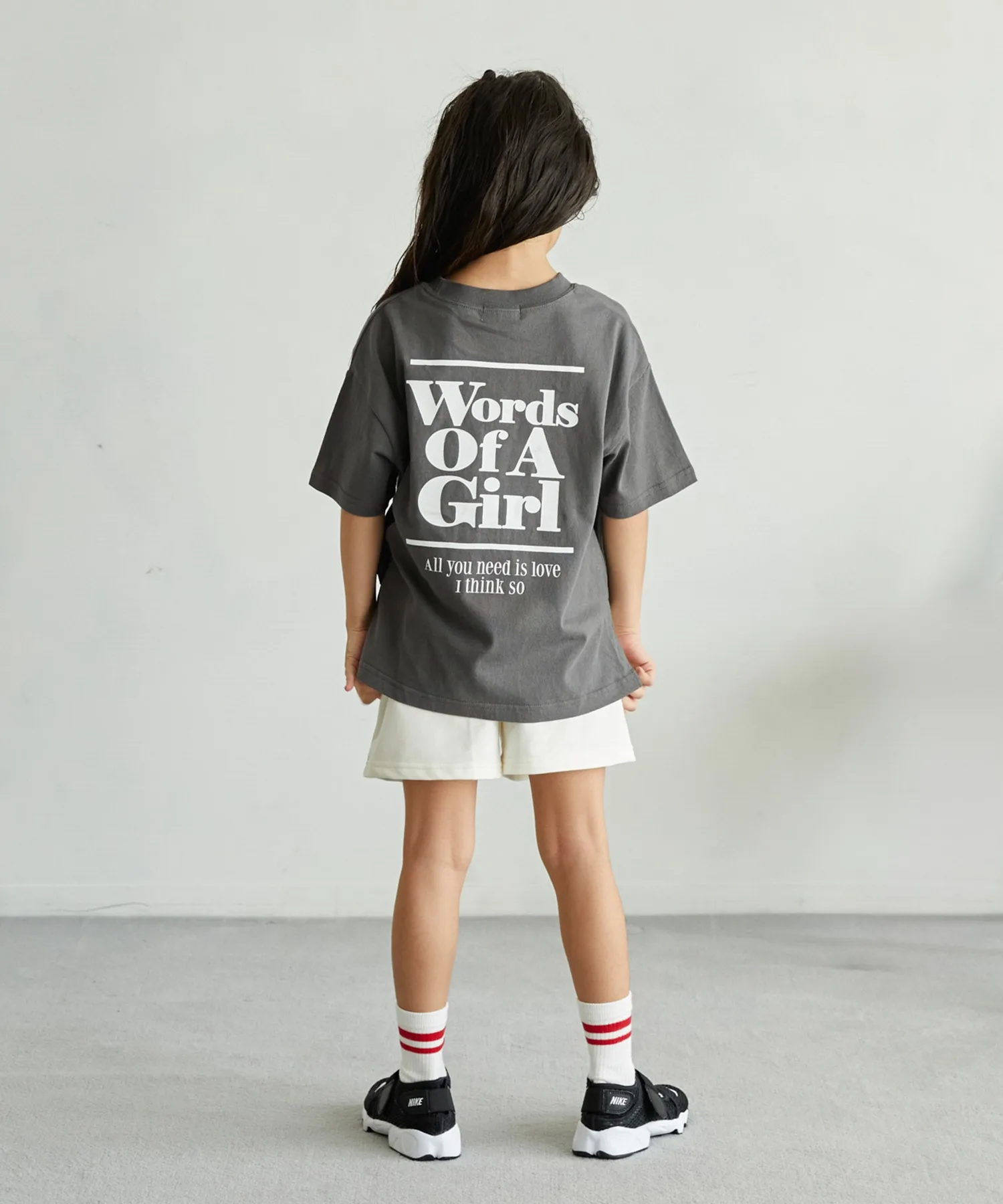 Детская футболка Undeny. Words of Tシャツ розовая — фото 4
