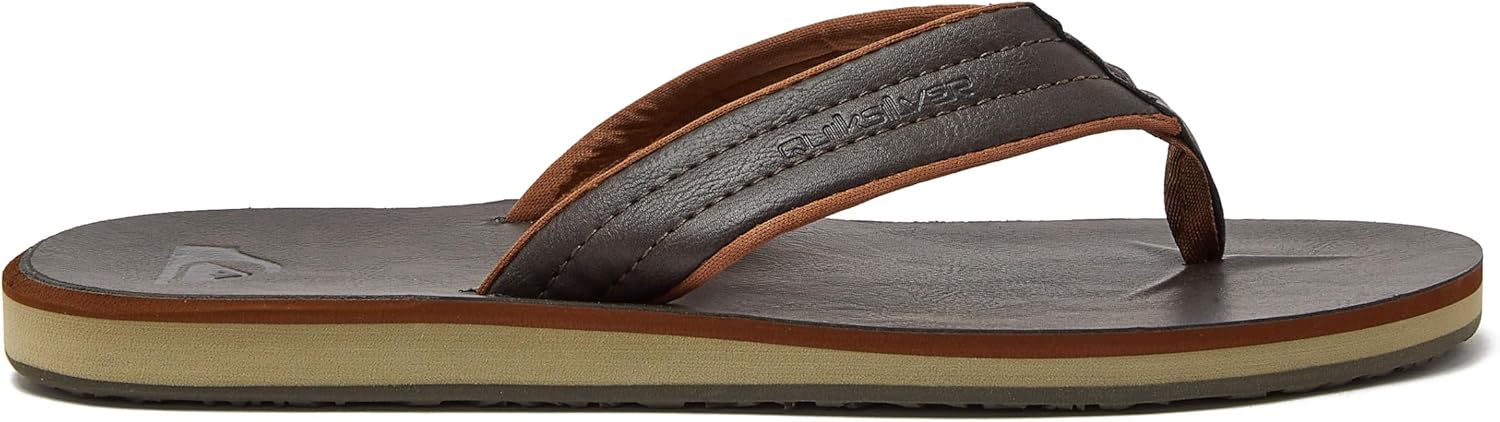 Мужские сандалии Quiksilver Carver из нубука с трехточечным креплением — фото 2