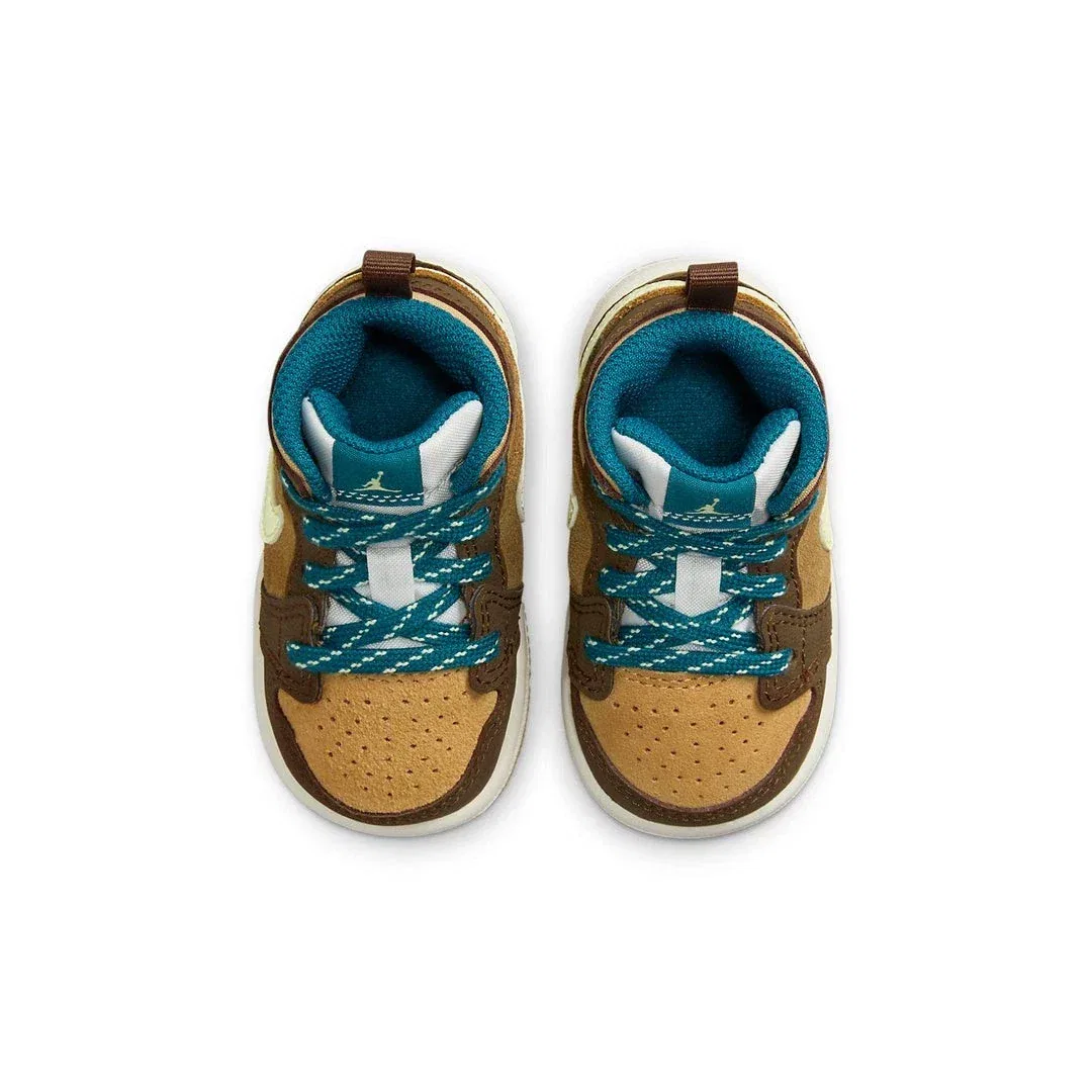 Кроссовки Nike Air Jordan Mid SE DZ6339-200 Cacao Wow Shoes HTAT96, коричневый — фото 3