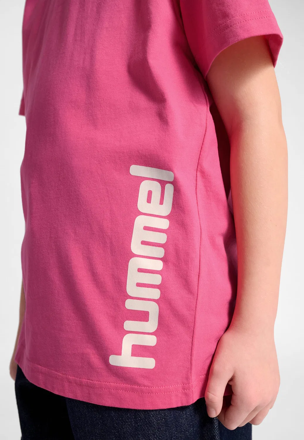 Футболка с принтом Hummel, pink flambè — фото 4