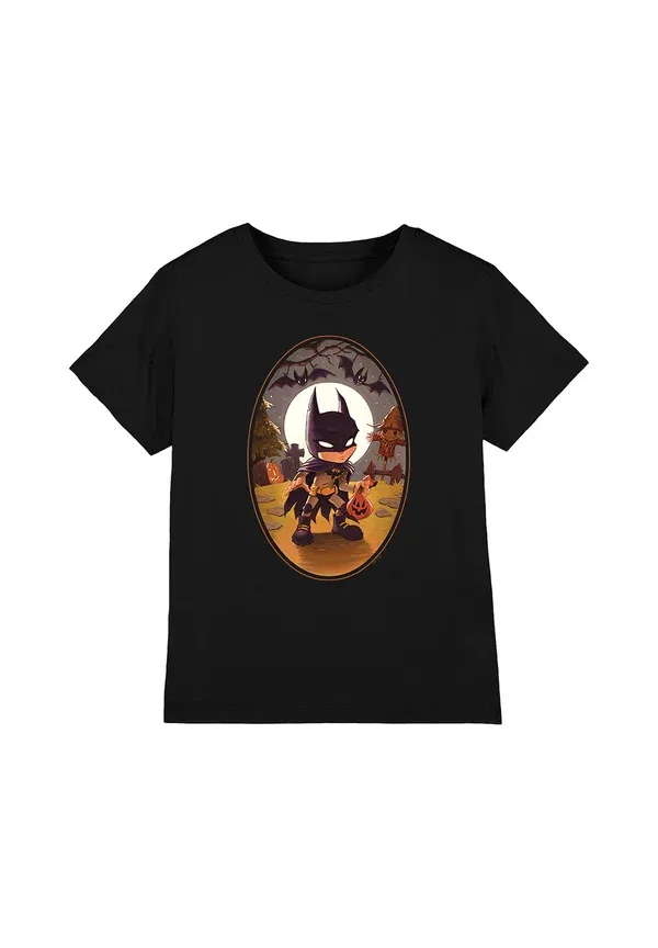 Футболка Cotton Soul Batman Halloween Trick or Treat Print, черный