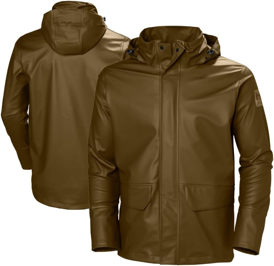 

Куртка Helly-Hansen Workwear Gale - мужская ветровка с PU-покрытием и водонепроницаемой мембраной, с упаковывающимся капюшоном и регулируемым подолом Helly Hansen, 471 Olive