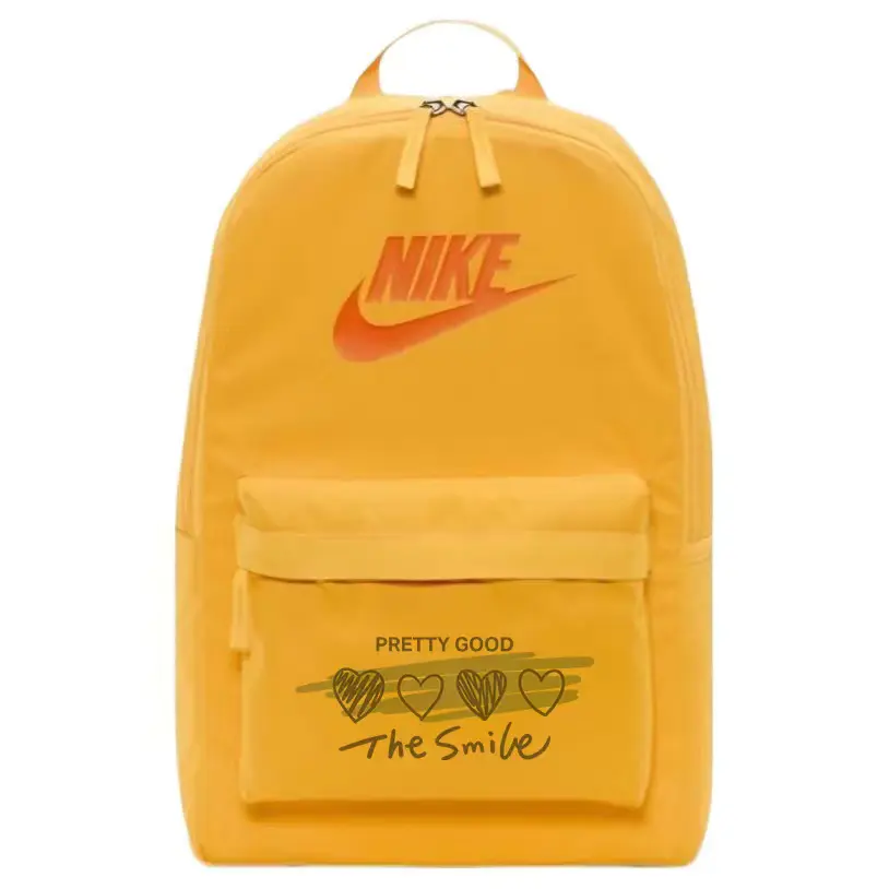 

Nike Тканевый рюкзак унисекс оранжевый Hermes, Loving smile