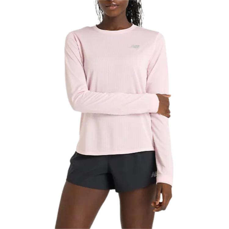 

New Balance Футболка Regular женская светло-розовая, Розовый, New Balance Футболка Regular женская светло-розовая