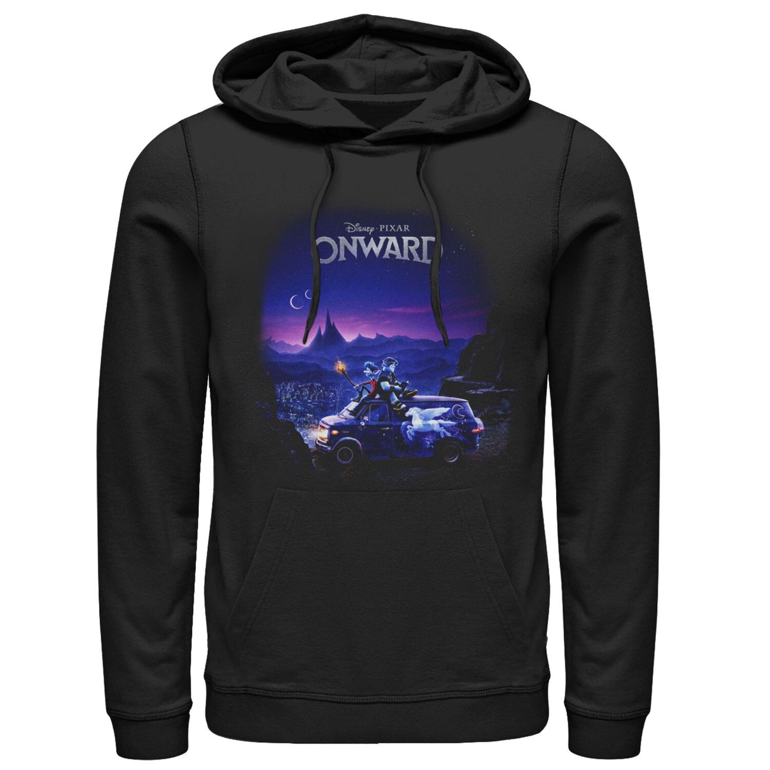 

Мужская толстовка с принтом Disney/Pixar Onward Poster Fade Hoodie Licensed Character