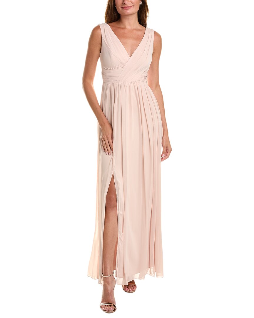

Платье макси с драпировкой Dessy Collection THE DESSY GROUP, розовый