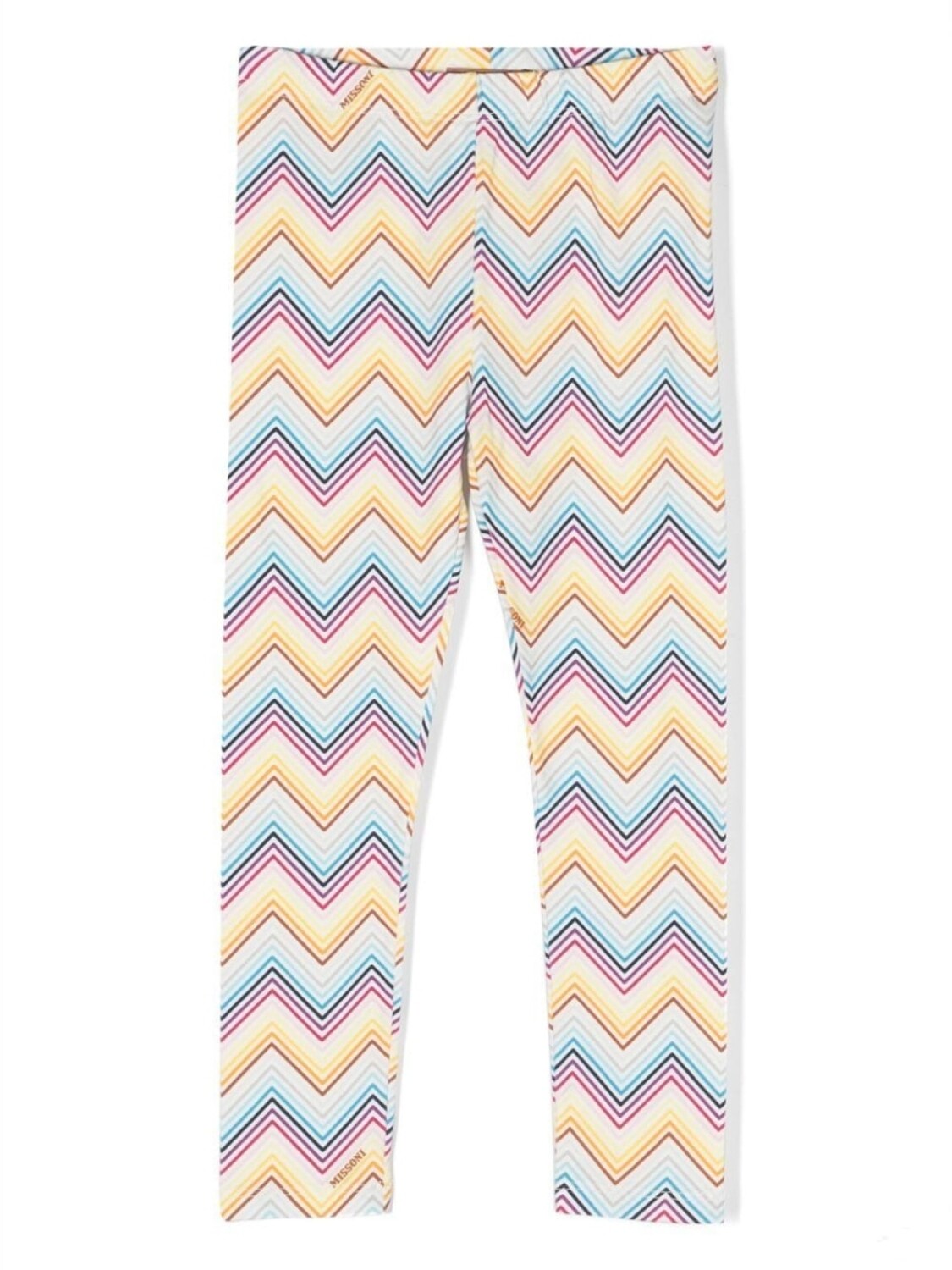 

Легинсы с узором зигзаг Missoni Kids, желтый