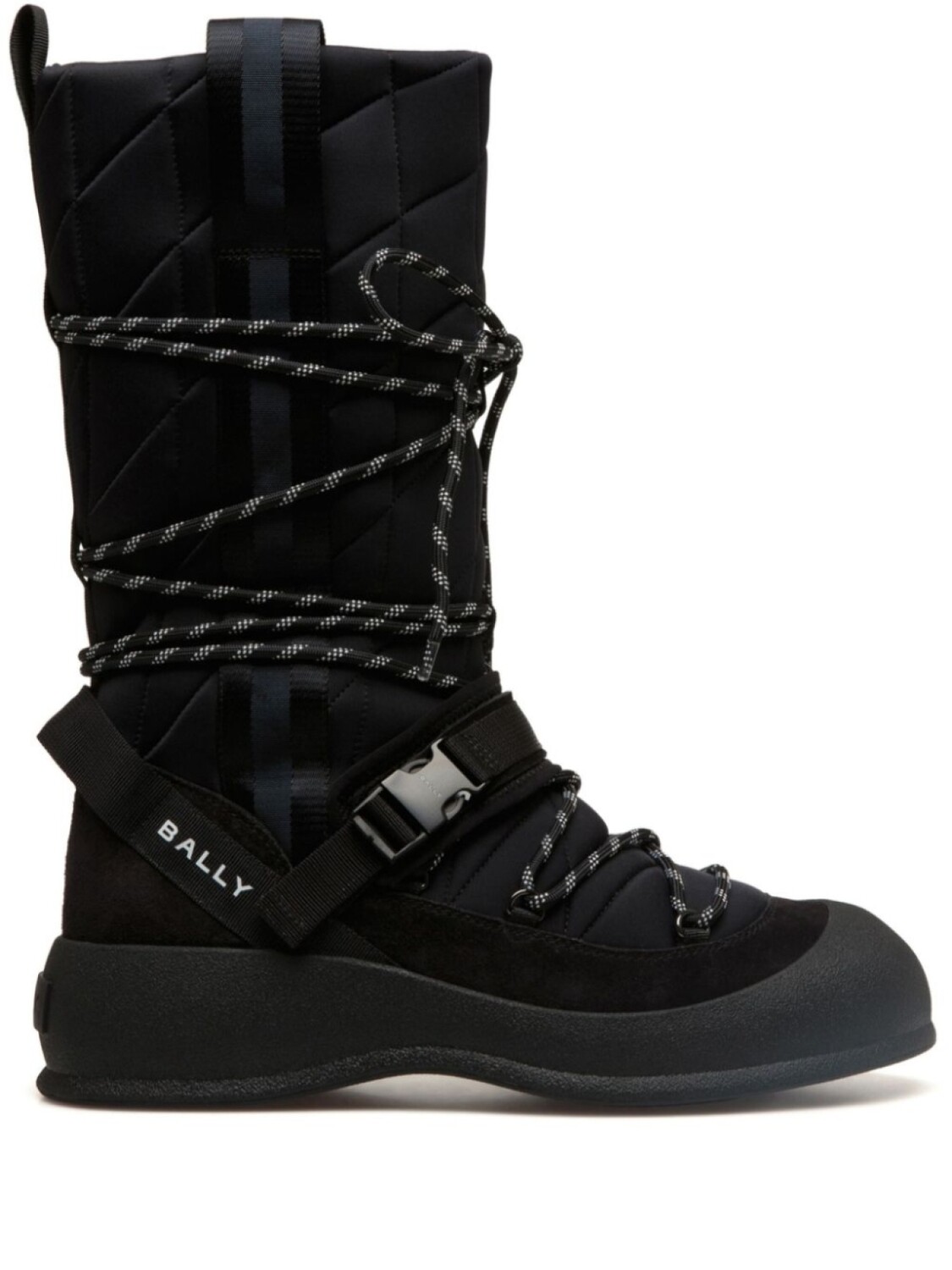 

Bally ботинки со вставками и логотипом, черный