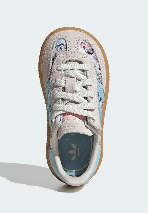 Детские туфли liberty london для гандбола, специальные удобные, Adidas Originals, Off White Icey Blue Gum — фото 3