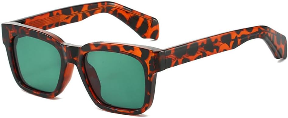 

Солнцезащитные очки с градиентным покрытием и леопардовым принтом для женщин и мужчин, с защитой от УФ-излучения UV400, для занятий спортом на открытом воздухе и верховой езды UYPTK, Leopard Green