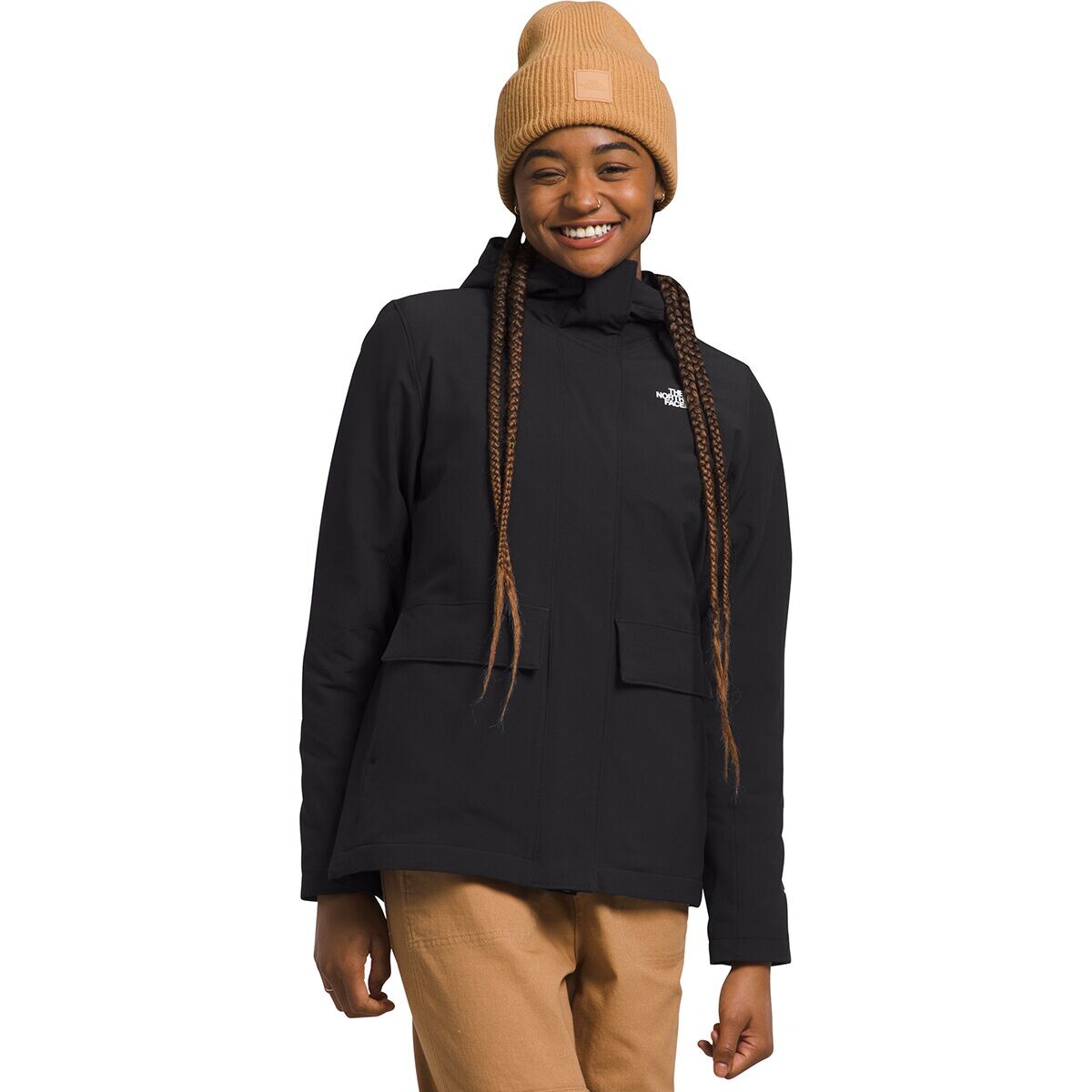 

Утепленная куртка с капюшоном shelbe raschel The North Face, черный