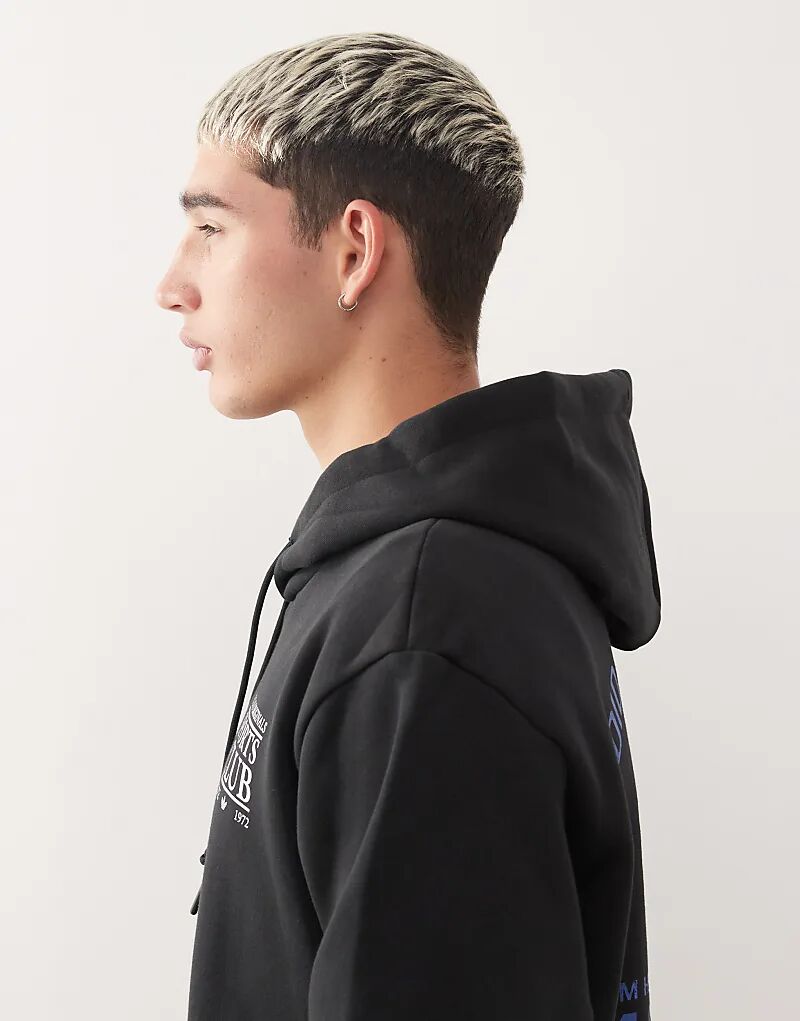 Толстовка Adidas Originals Sports Club черного цвета — фото 4