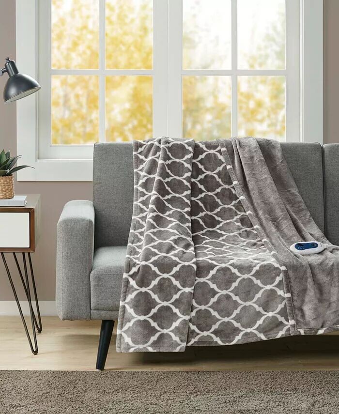 

Электрический плед Ogee, 60 x 70 дюймов Beautyrest, синий