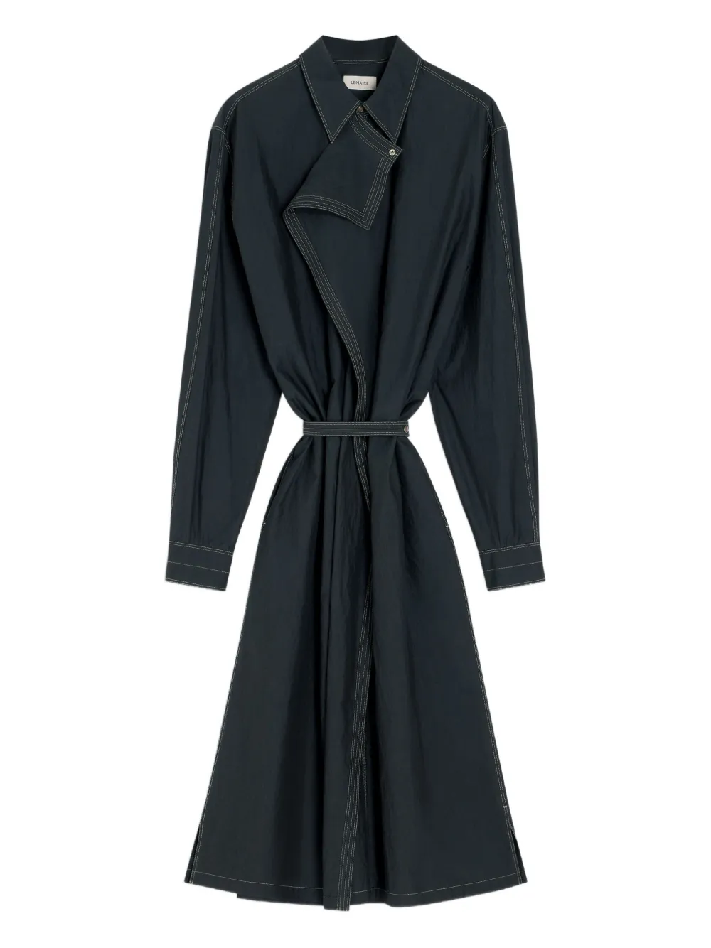 

Платье-рубашка асимметричного кроя LEMAIRE, серый