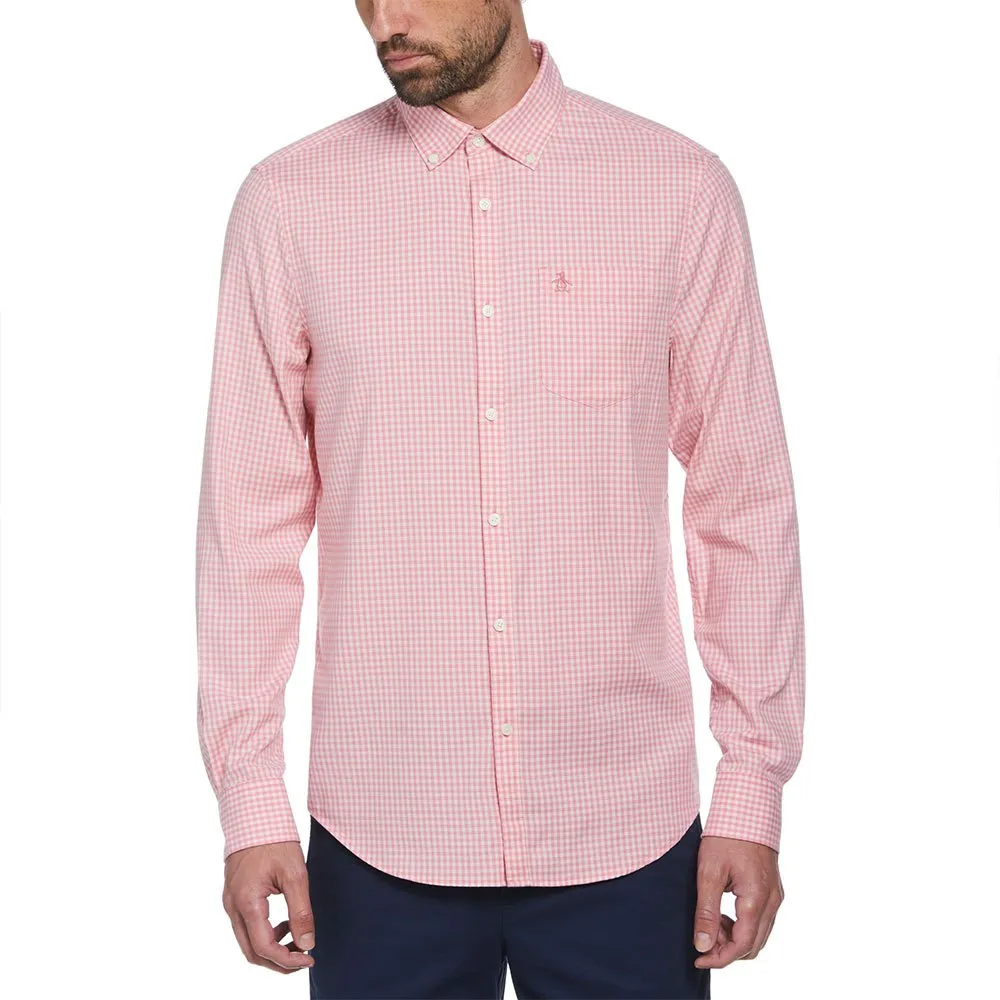 

Рубашка Original Penguin Tencel Gingham, розовый