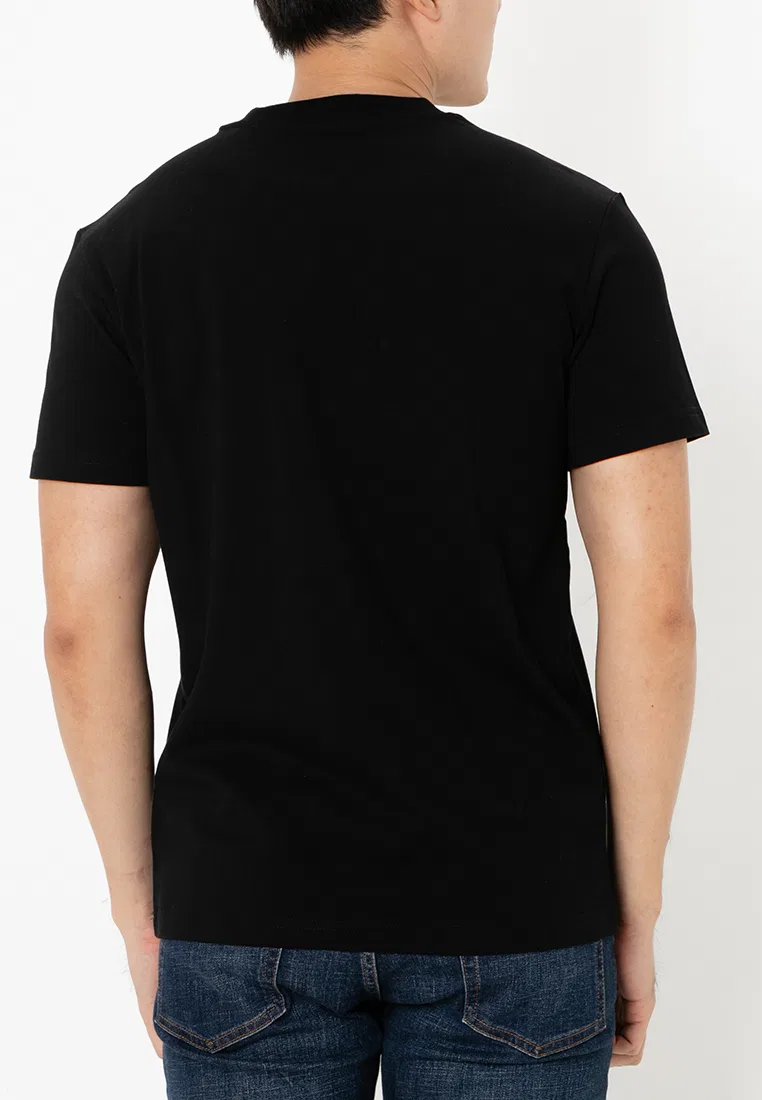 Футболка с принтом, короткий рукав, Print Tee Calvin Klein, черный — фото 2