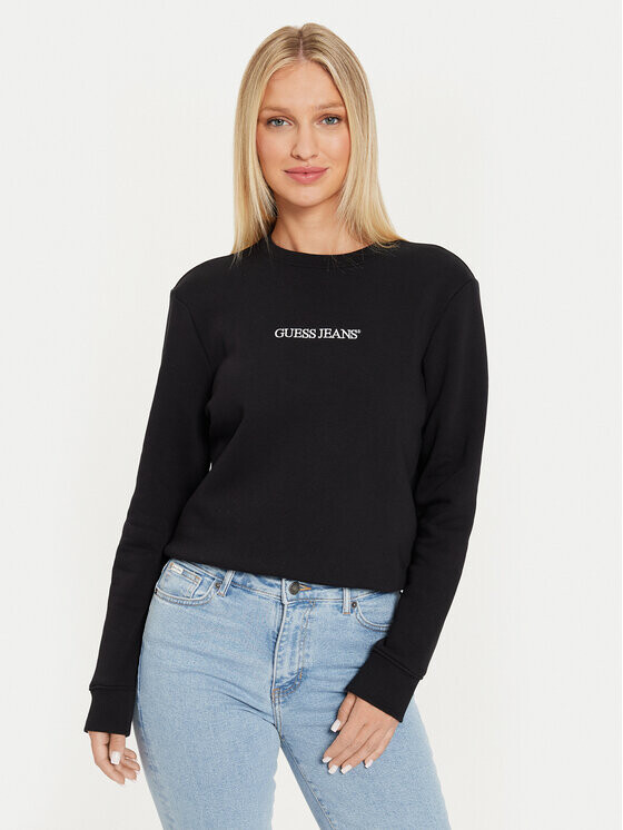 

Толстовка классического кроя Guess Jeans, черный