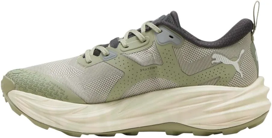 Мужские кроссовки для бега по пересеченной местности PUMA Voyage Nitro 3 Trail - зеленые, белый/серый — фото 3
