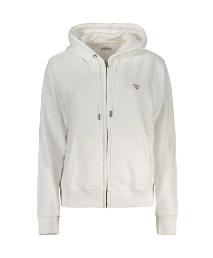 

Толстовка с застежкой-молнией и логотипом. Guess, белый