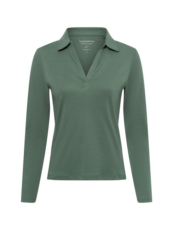 

Футболка brookshire Langarmshirt, хаки