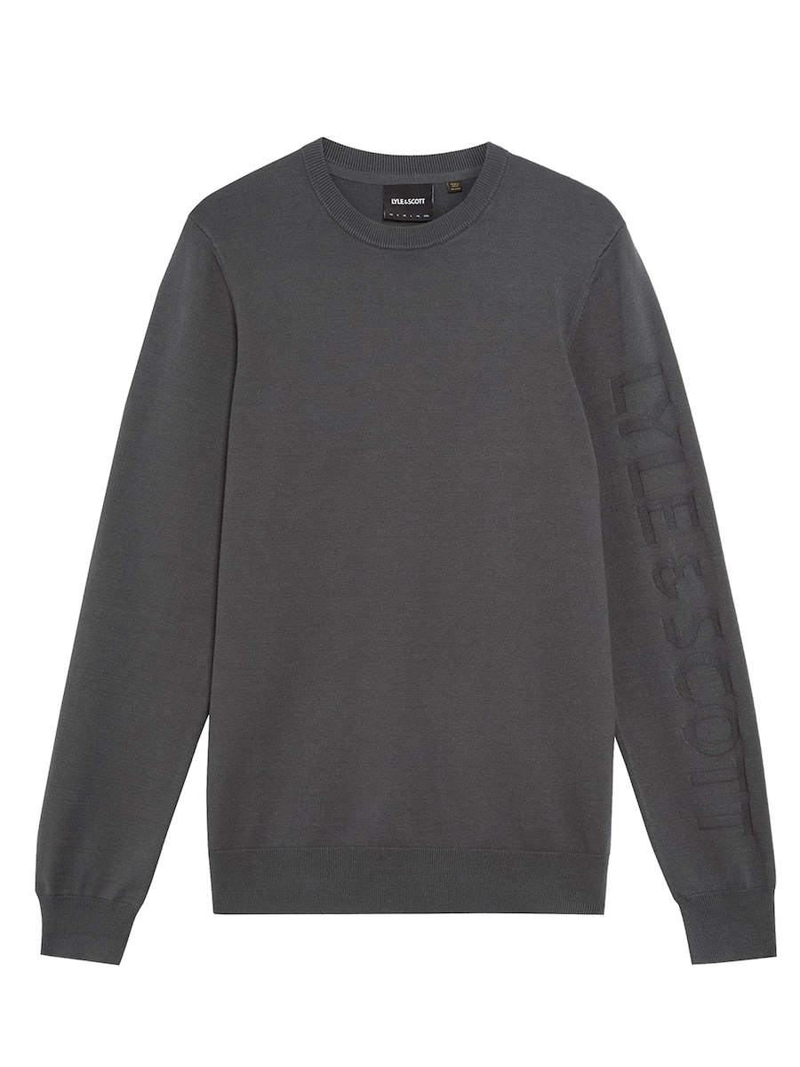 

Свитер Lyle & Scott, темно-серый