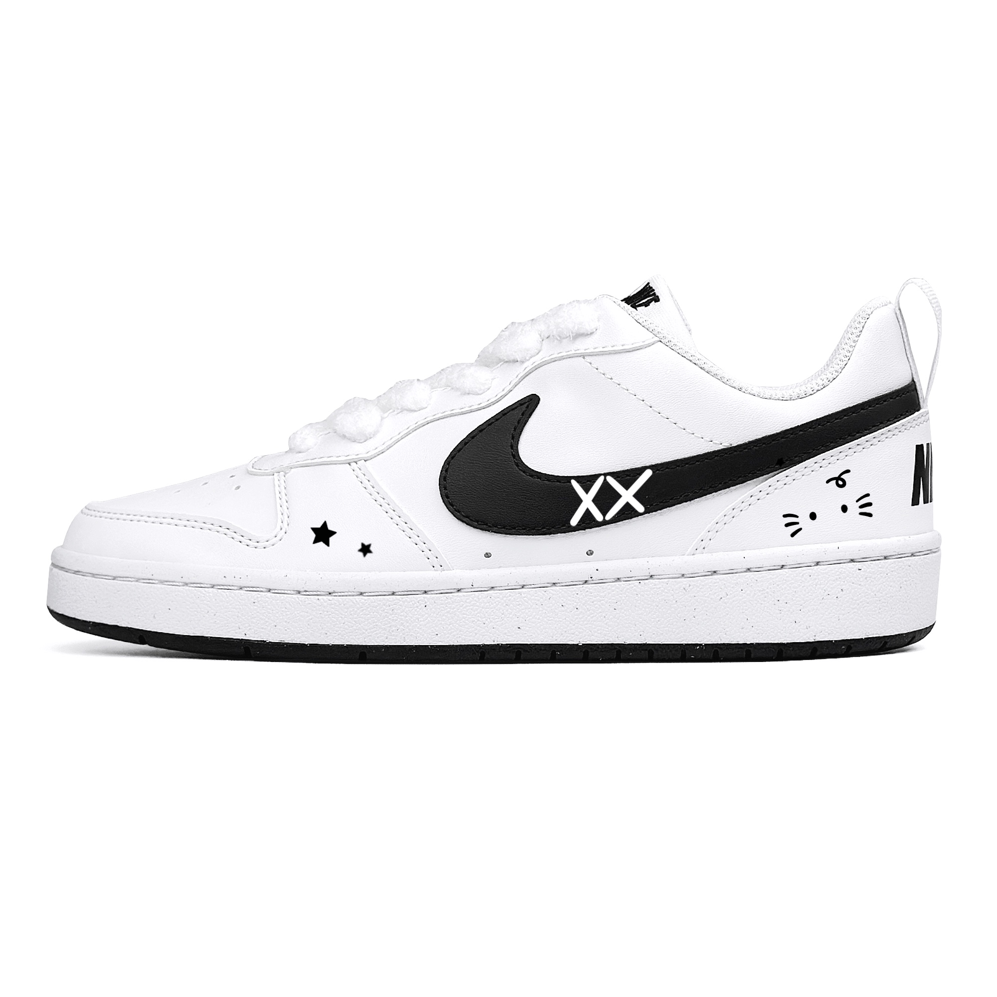 

Nike Court Borough низкие скейтборд-кроссовки black детские