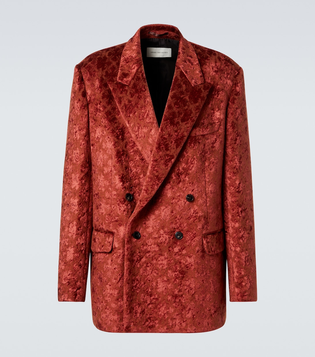 

Двубортный блейзер Dries Van Noten, Rust